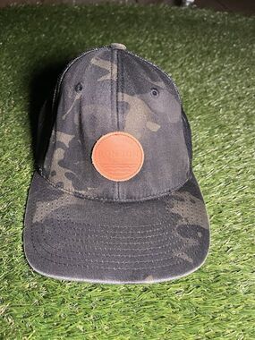 Ron Jon Surf Shop Camouflage Snapback Mesh Hat, Adjustable, One Size, Men